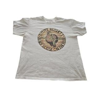 Vintage Tour Champ Jimmy Buffett Beach House on the Moon White T-Shirt Size XL